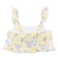Piccolina Shirred Frill Top - Piccolina Print