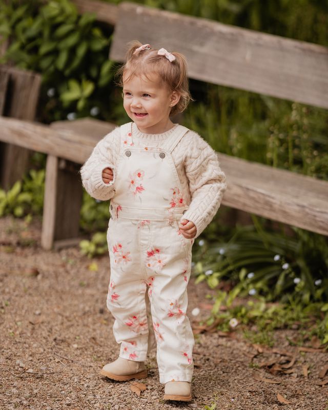 Emmy Overalls - Petal Print