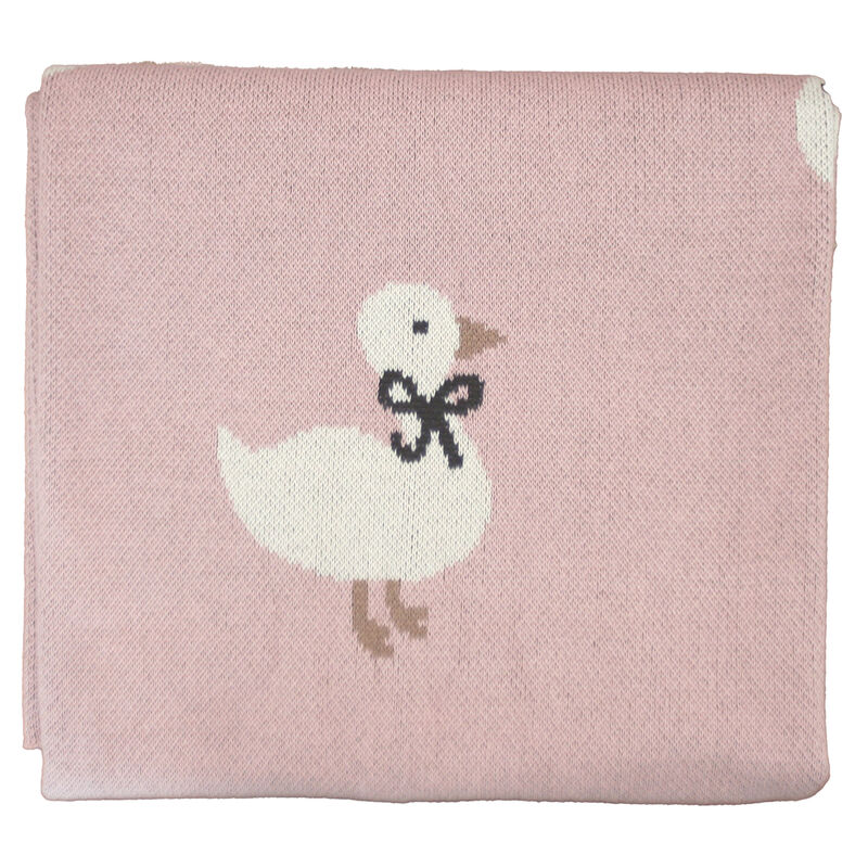 Duck Baby Blanket - Petal