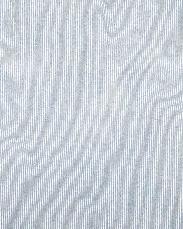 Clayton Denim Romper - Indigo Stripe