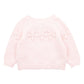 Ciara Needle Out Knitted Cardigan -Pink