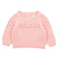 Dotti Needle Out Knitted Jumper - Coral