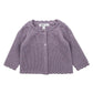 Lilac Marl Knitted Cardigan