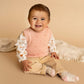 Bobble Knit Vest - Vintage Rose