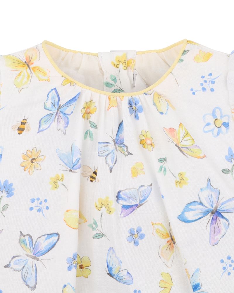 Libby S/S Butterfly Print Romper