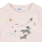Otto Dogs L/S Bodysuit - Natural Marl