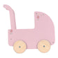 Little Dutch Wooden Stroller with Textiles - Pink
