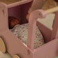 Little Dutch Wooden Stroller with Textiles - Pink