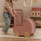 Little Dutch Wooden Stroller with Textiles - Pink