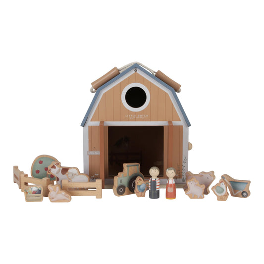 Little Farm Dolls Barn Play House