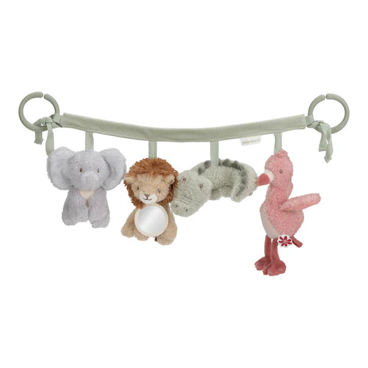 Stroller Toy Chain Safari Friends