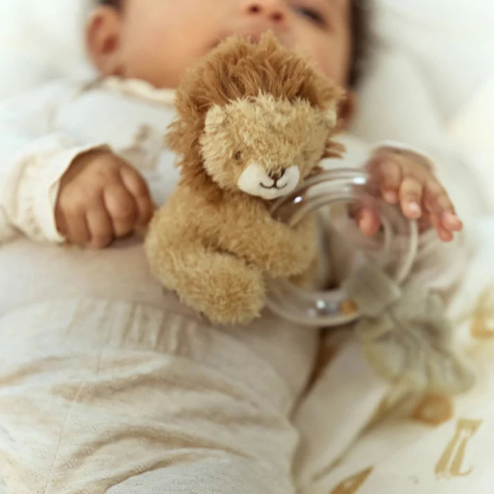 Safrai Friends Ring Rattle Lion