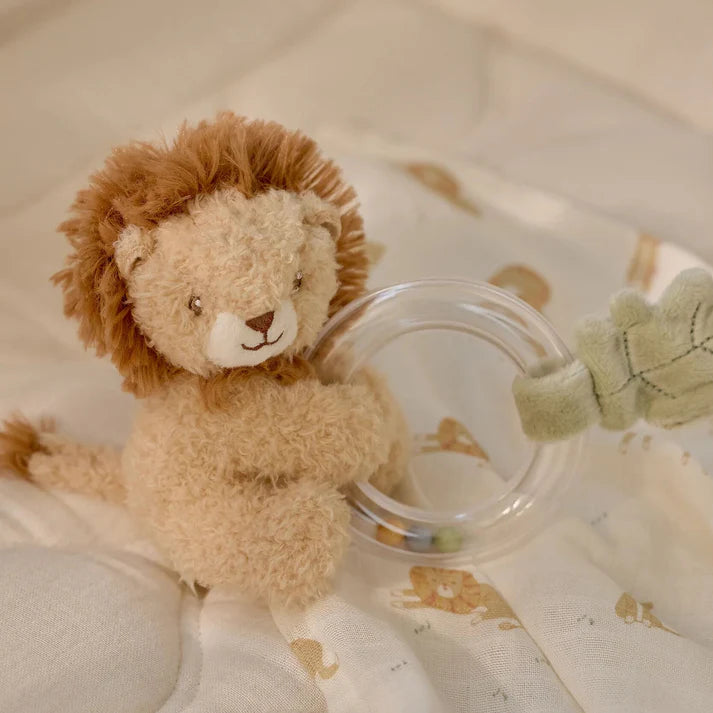 Safrai Friends Ring Rattle Lion