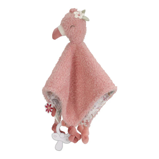 Safari Friends Cuddle Cloth Flamingo
