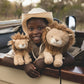 Safari Friends Cuddle Lion  17cm