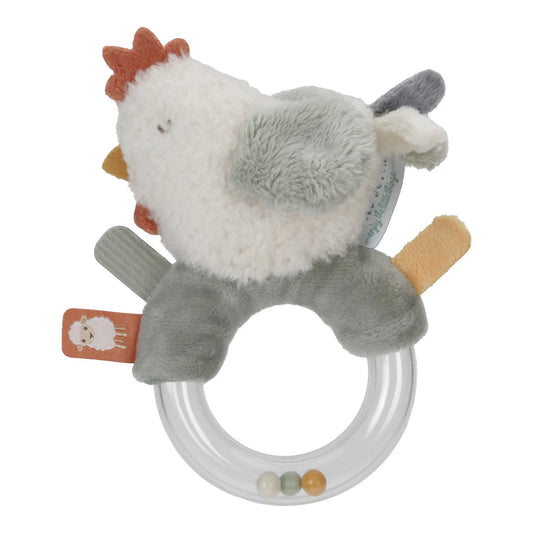 Little Farm Chicken Ring Rattle