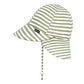 Legionnaire Flap Sun Hat - Khaki Stripe