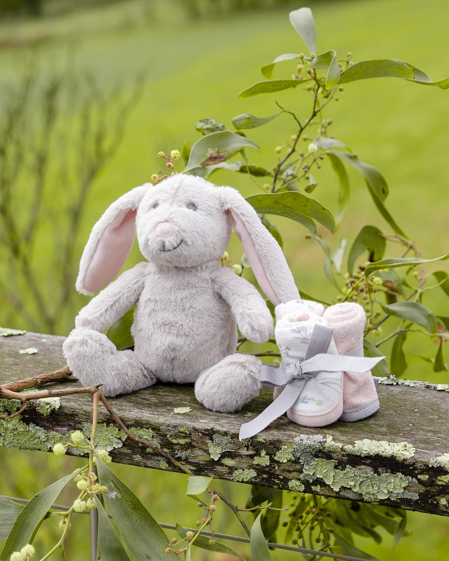 Soft Plush Toy & Face Washers - Harvest Bunny