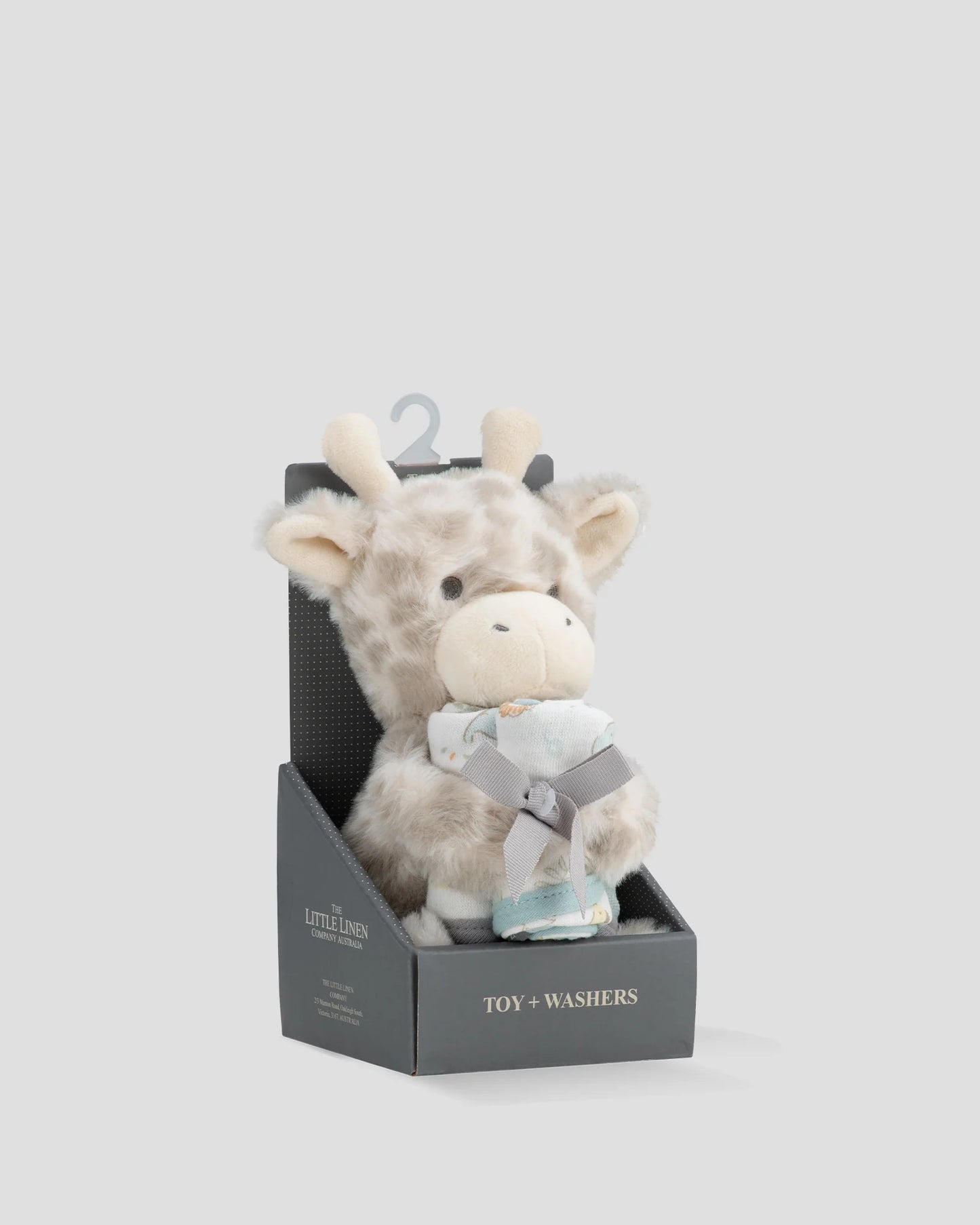 Soft Plush Toy & Face Washers - Savanna Giraffe