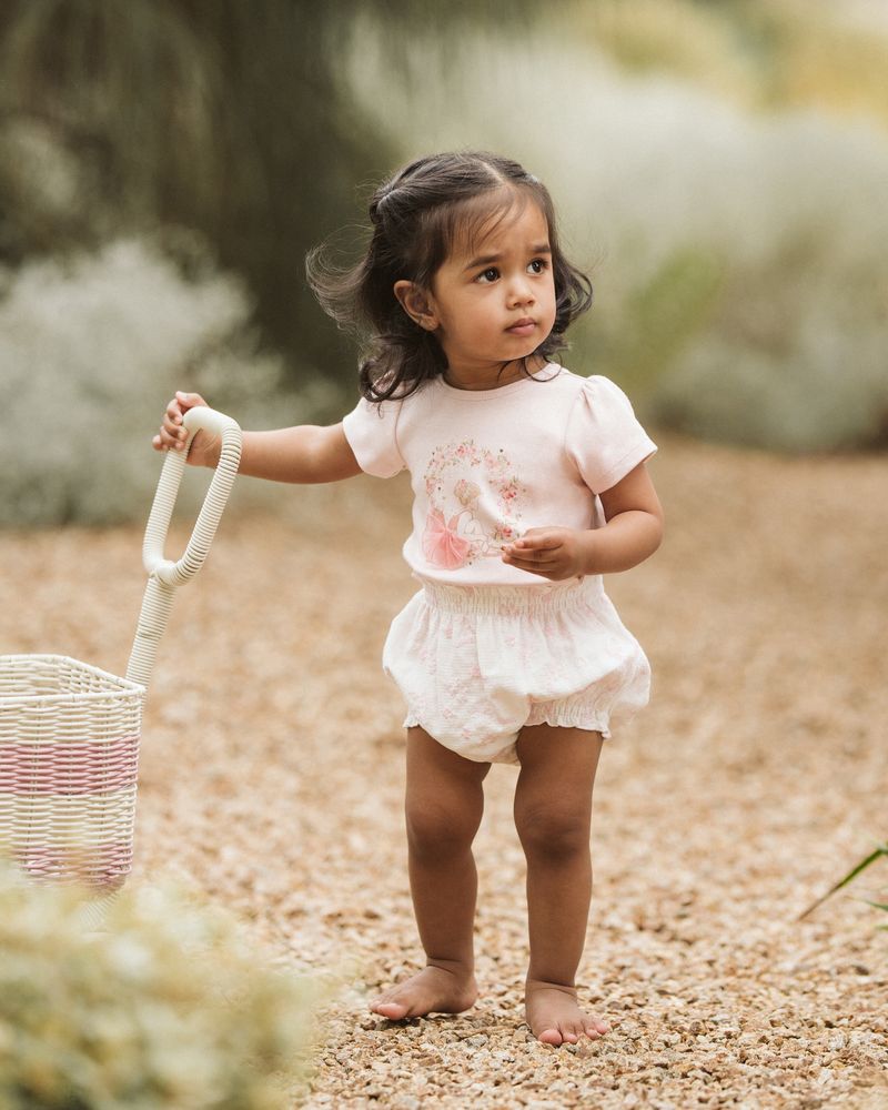 Chelsea Ballerina Tee - Pale Blossom