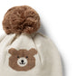 Knitted Jacquard Hat - Beary Cute