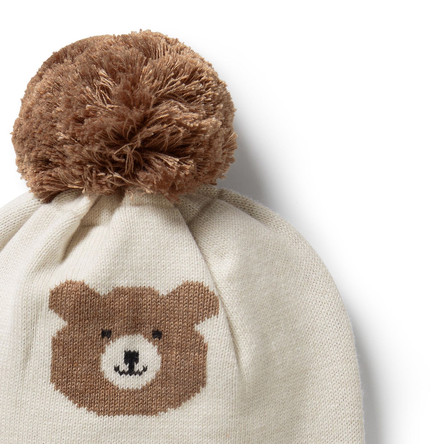 Knitted Jacquard Hat - Beary Cute