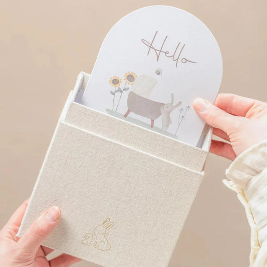 Baby Bunny Milestone Card Set