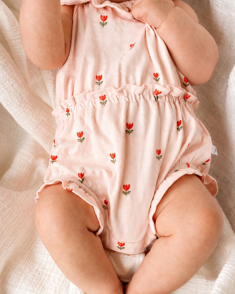Sundae Frill Romper - Sundae Print