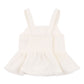 Sundae Peplum Top - White