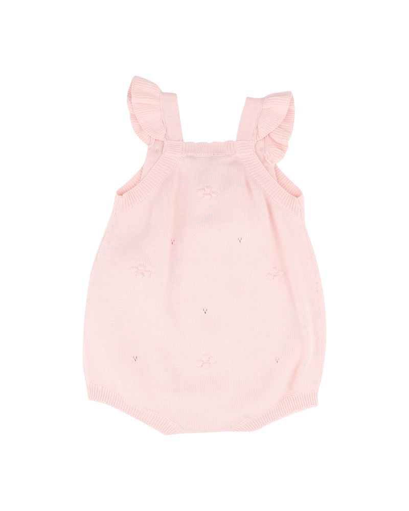 Chelsea Bobble Knit Bodysuit - Pale Pink