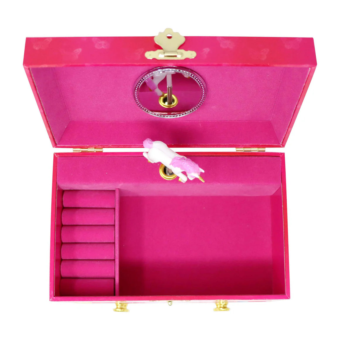 Unicorn Butterfly Musical Jewellery Box (Medium)