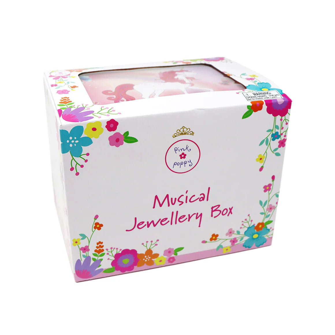 Unicorn Butterfly Musical Jewellery Box (Medium)