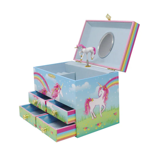 Stardust Unicorn Musical Jewellery Box (Medium)