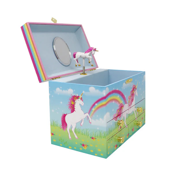 Stardust Unicorn Musical Jewellery Box (Medium)