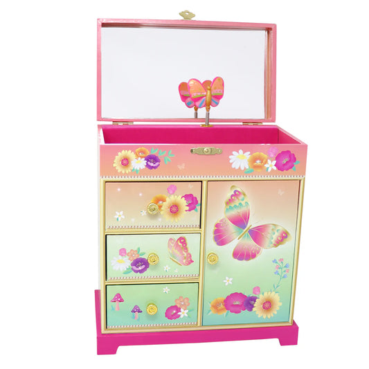 Rainbow Butterfly  Musical  Box (Large)