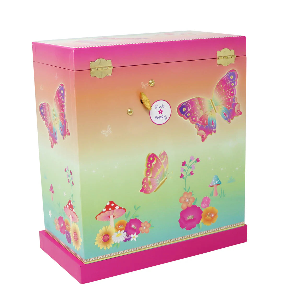 Rainbow Butterfly  Musical  Box (Large)