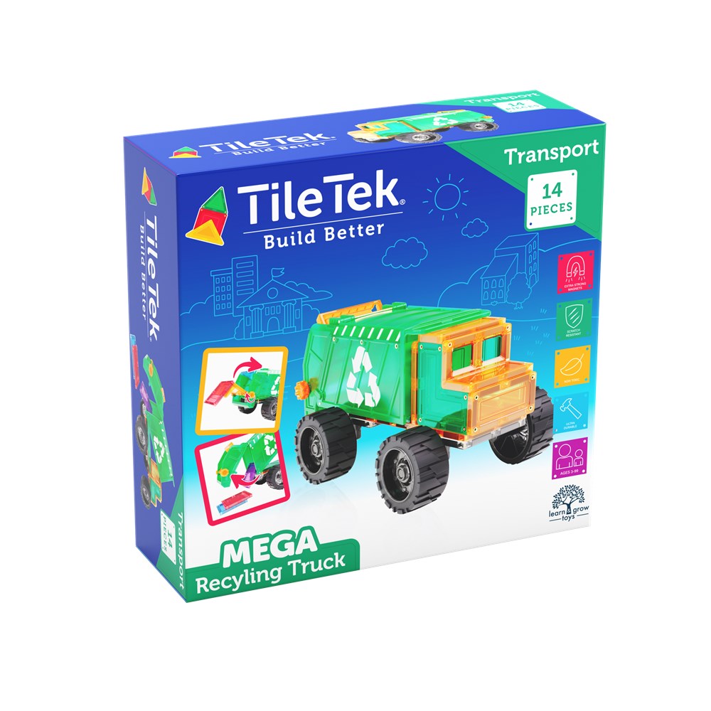 TileTek - 14 Piece Mega Recycling Truck