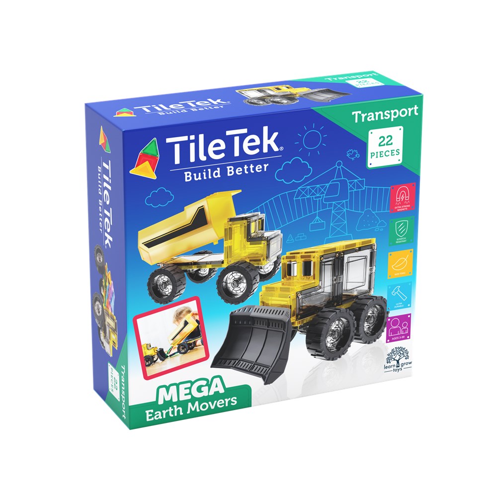 Tile Tek 22 Piece Mega Earth Movers
