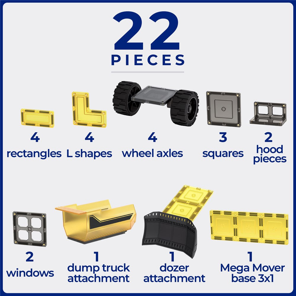 Tile Tek 22 Piece Mega Earth Movers