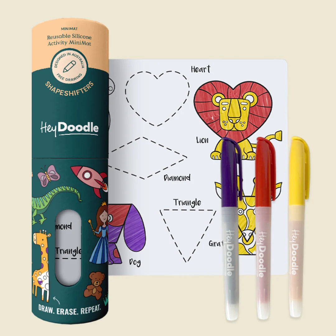 Shape Shifters Mini Colouring & Doodle Mat