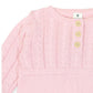 Cable Knit Dress - Pink