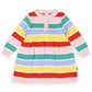 Striped Knit Dress - Yellow