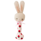 Baby Bunny Stick Rattle - Strawberry