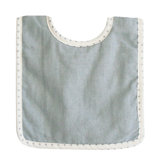 Bobby Bib - Grey Linen