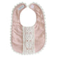 Olivia Bib - Pink Linen