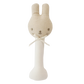 Linen Bunny Stick Rattle - Ivory