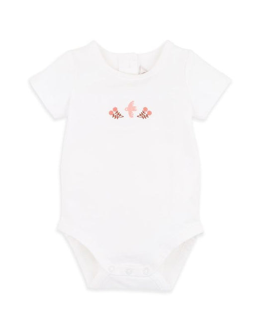 Songbird Embroidered Bodysuit - Cloud