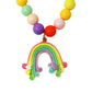 Rainbow Cloud Necklace & Bracelet Set