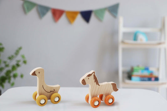 Ecowheels Farm Movers 2pk  - Duck & Horse