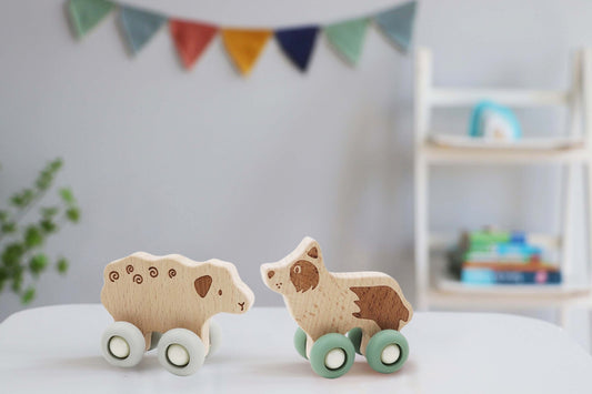 Ecowheels Farm Mover 2 pk - Sheep & Dog
